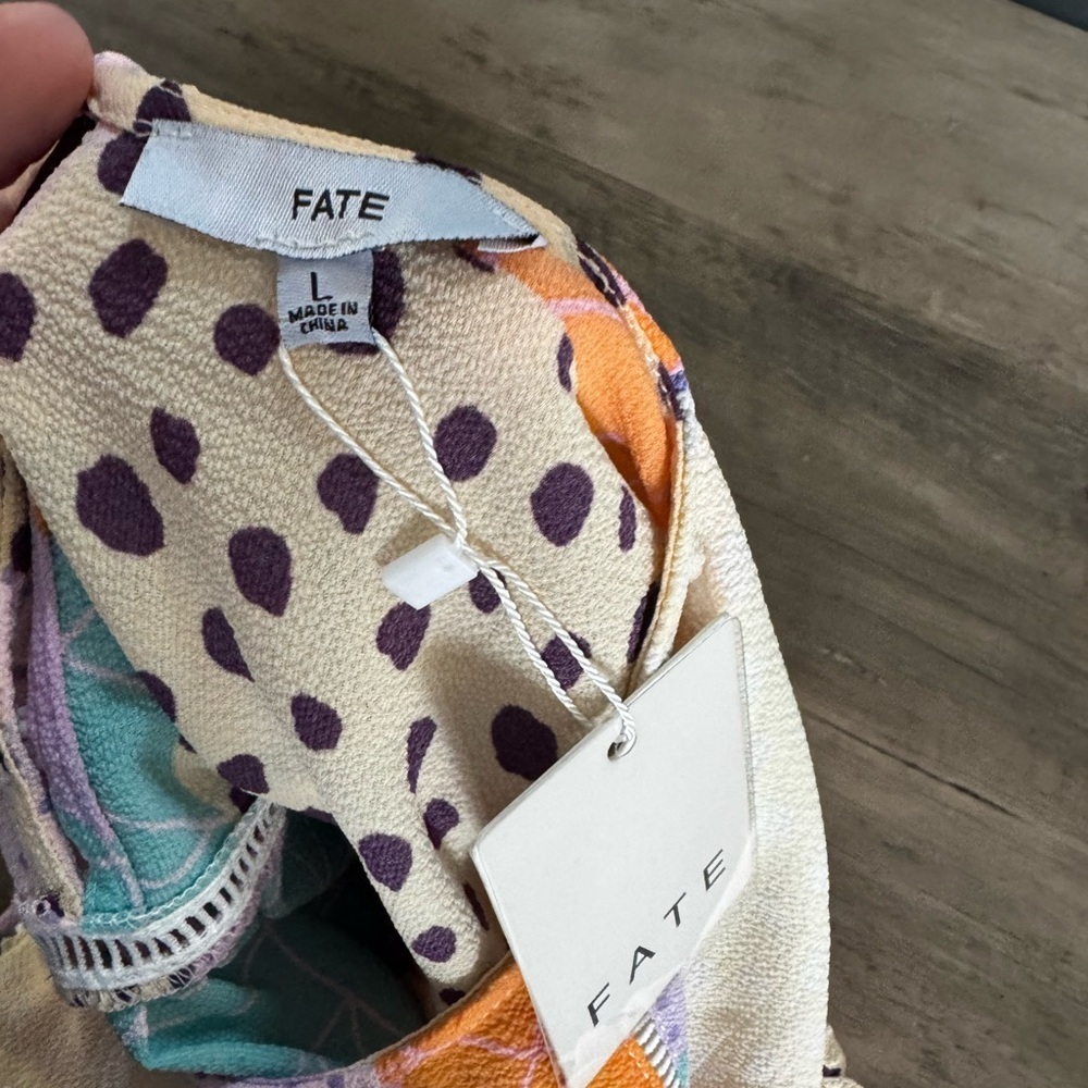 Fate Multicolor Patchwork Blouse - Picture 2 of 7